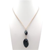 Collana Boccadamo Donna in Argento Cristallo GR377NER - GR377NER